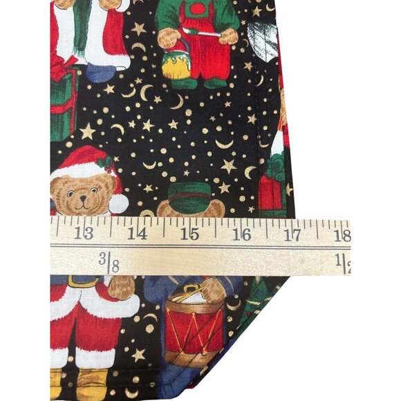 Vintage Christmas Bear Print Placemats and Napkins Set Of 4 - Picture 3 of 6